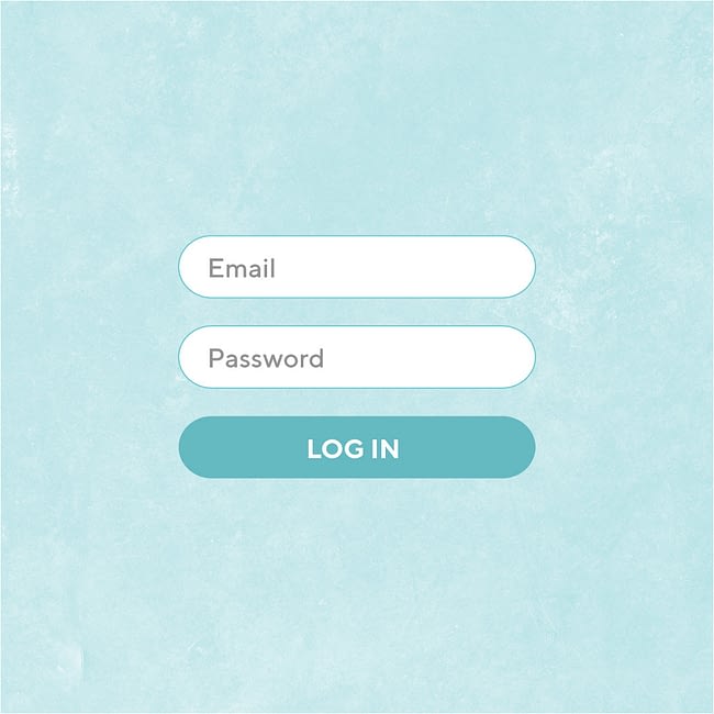 A depiction of a login form for a website