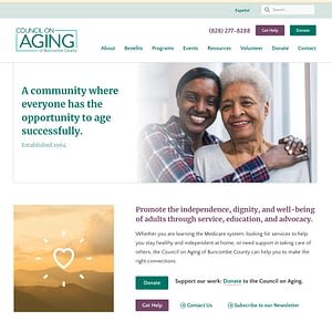 Council on Aging of Buncombe County website