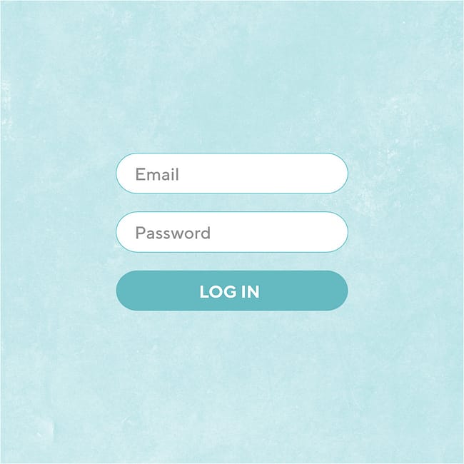 A depiction of a login form for a website